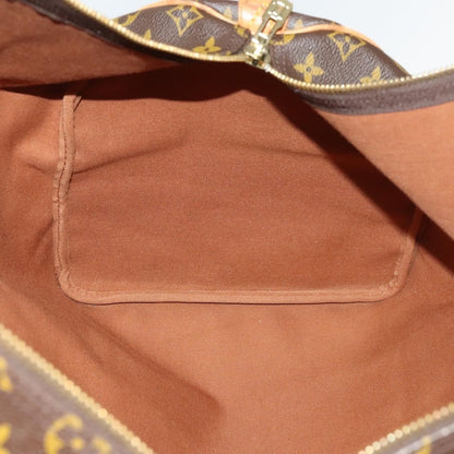 Louis Vuitton Keepall Bag Monogram Canvas, BROWN, CANVAS, Travel bag