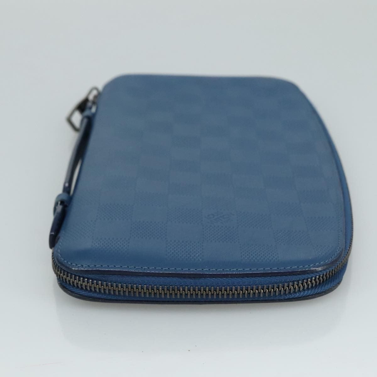 Louis Vuitton Atoll Organizer Wallet Damier Infini Leather, BLUE, LEATHER, Wallets