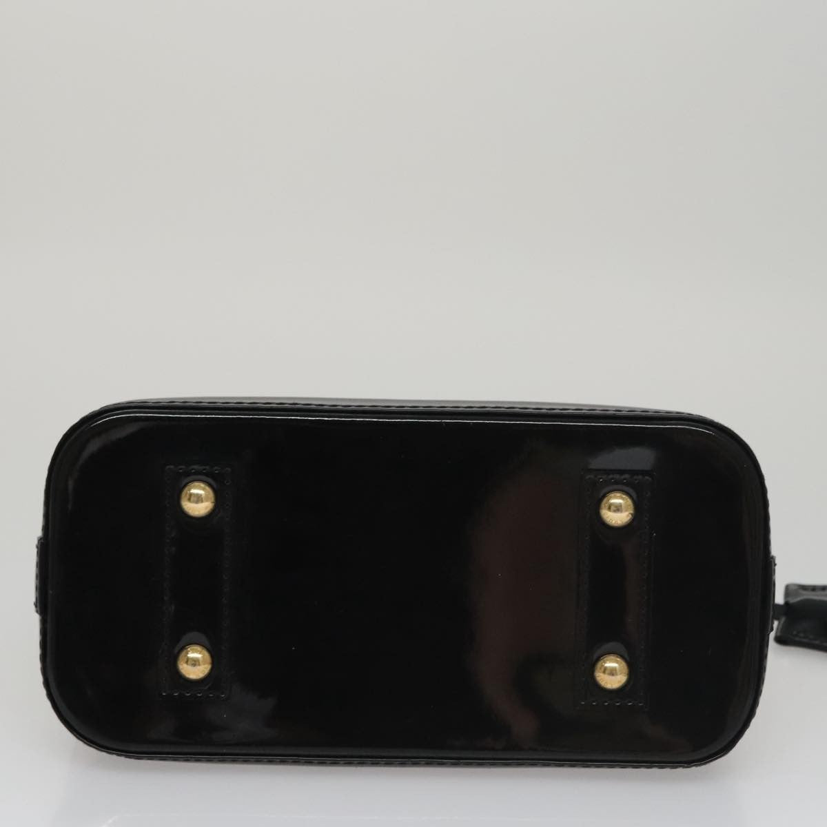 Louis Vuitton Alma Handbag Monogram Vernis, WHITE, PATENT_LEATHER, Handbag