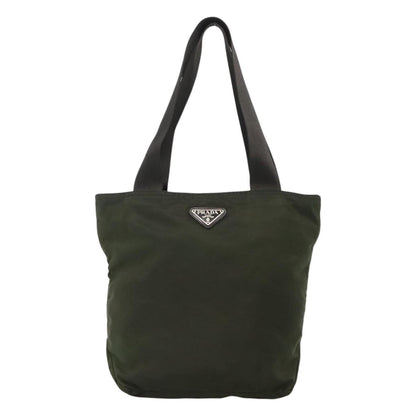 Prada Vintage Convertible Zip Tote Tessuto, KHAKI, NYLON, Tote bag