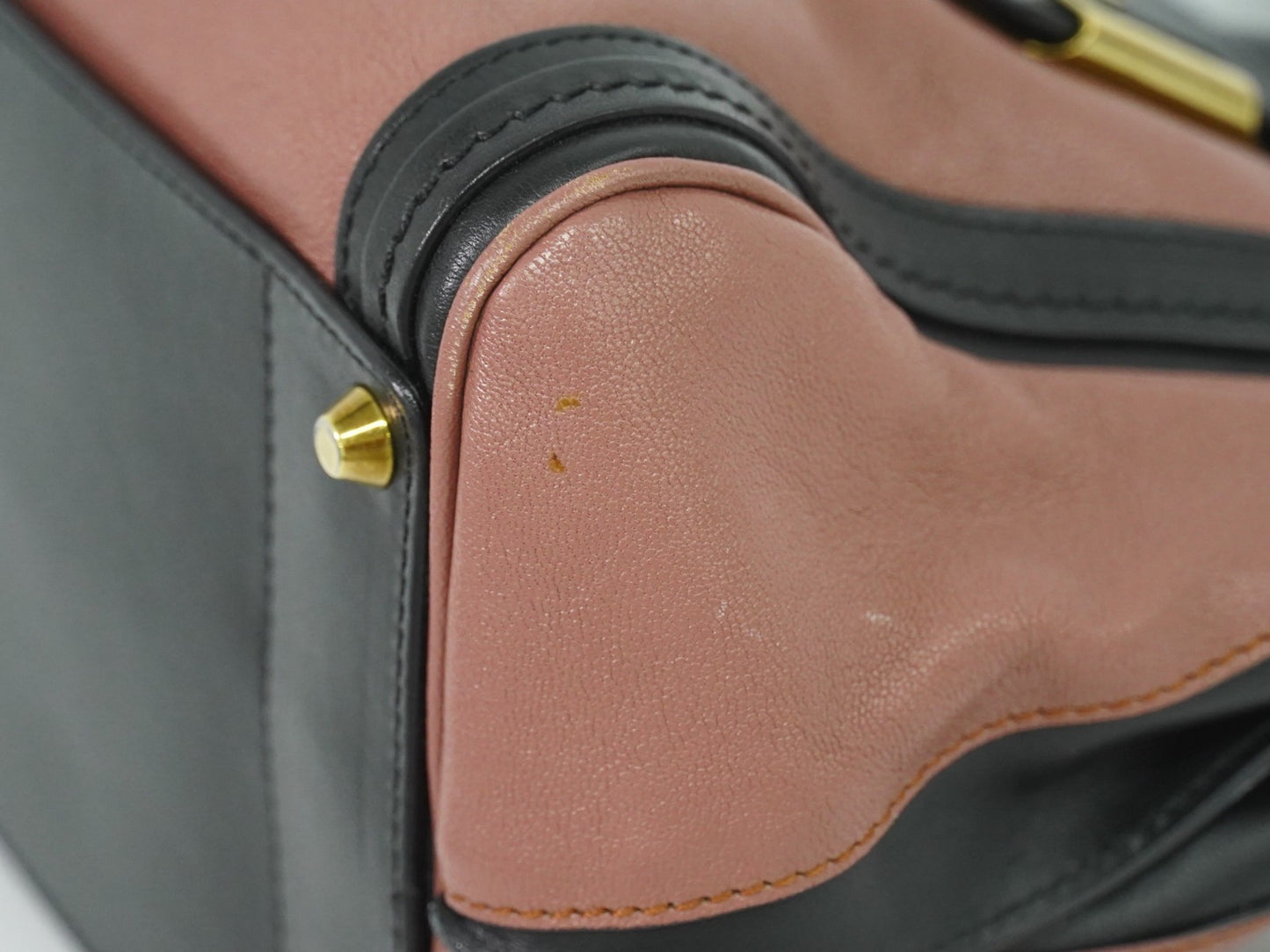 Chloe Alice Satchel Leather, PINK, LEATHER, Handbag