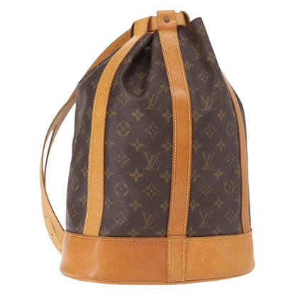 Louis Vuitton Randonnee Backpack Monogram Canvas, BROWN, CANVAS, Backpack
