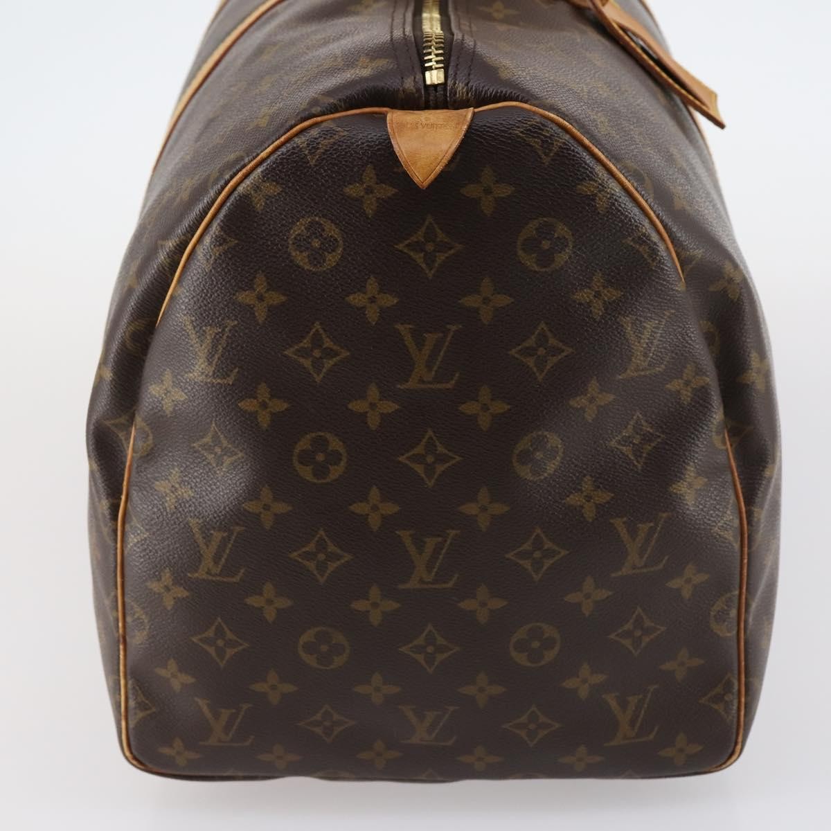 Louis Vuitton Keepall Bag Monogram Canvas, BROWN, CANVAS, Travel bag