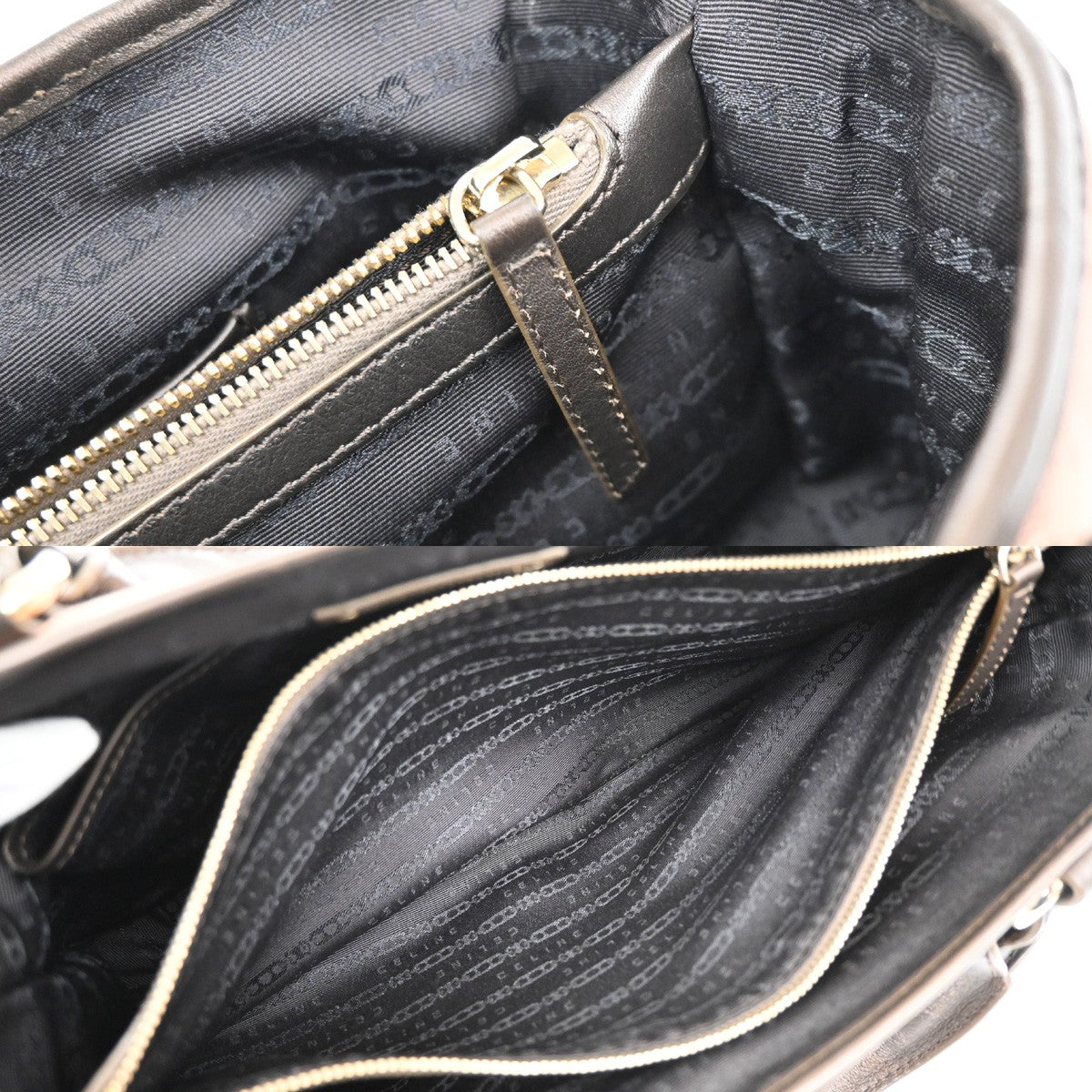 Celine Boogie Satchel Macadam, PINK, CANVAS, Handbag