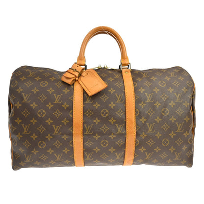 Louis Vuitton Keepall Bag Monogram Canvas, Brown, Canvas, Travel Bag