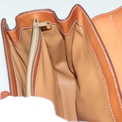 Celine Vintage Convertible Top Handle Bag Macadam Coated Canvas, BROWN, CANVAS, Handbag