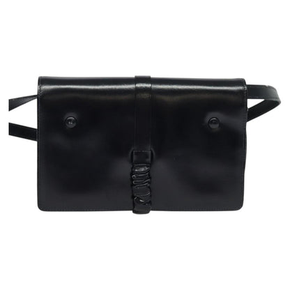 Celine Shoulder Bag Leather, NAVY, LEATHER, Shoulder bag