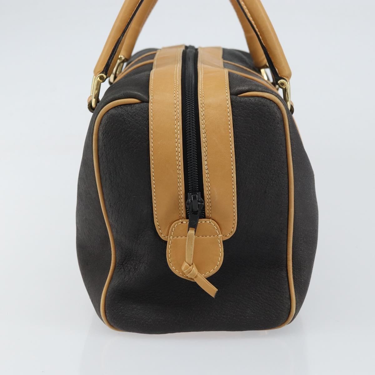 Gucci Vintage Boston Bag Leather, BLACK, LEATHER, Travel bag