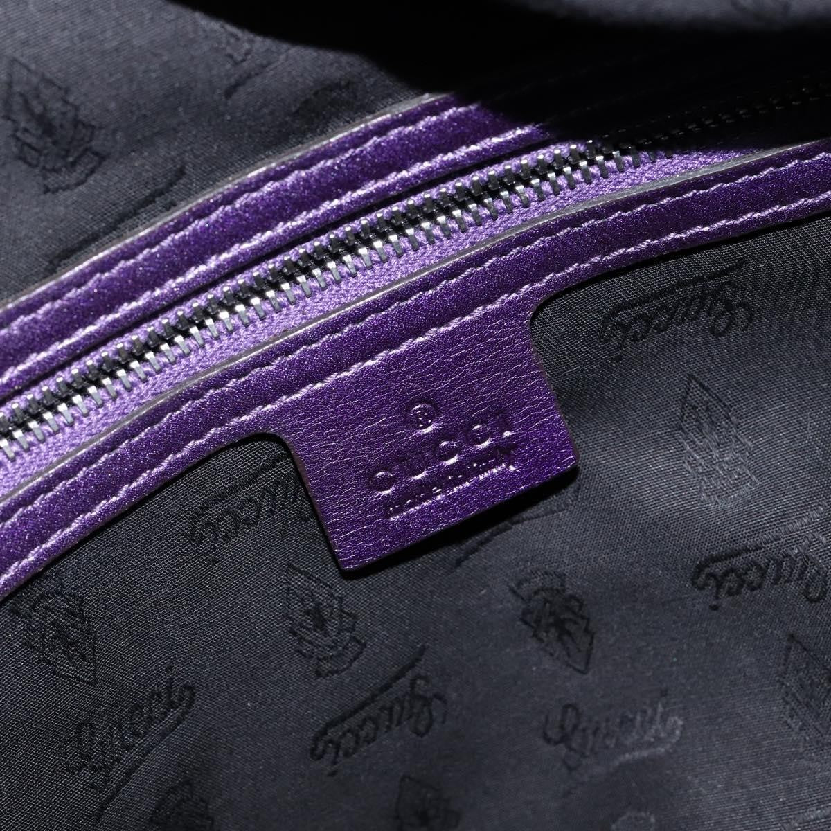 Gucci Galaxy Hobo Leather, PURPLE, LEATHER, Shoulder bag