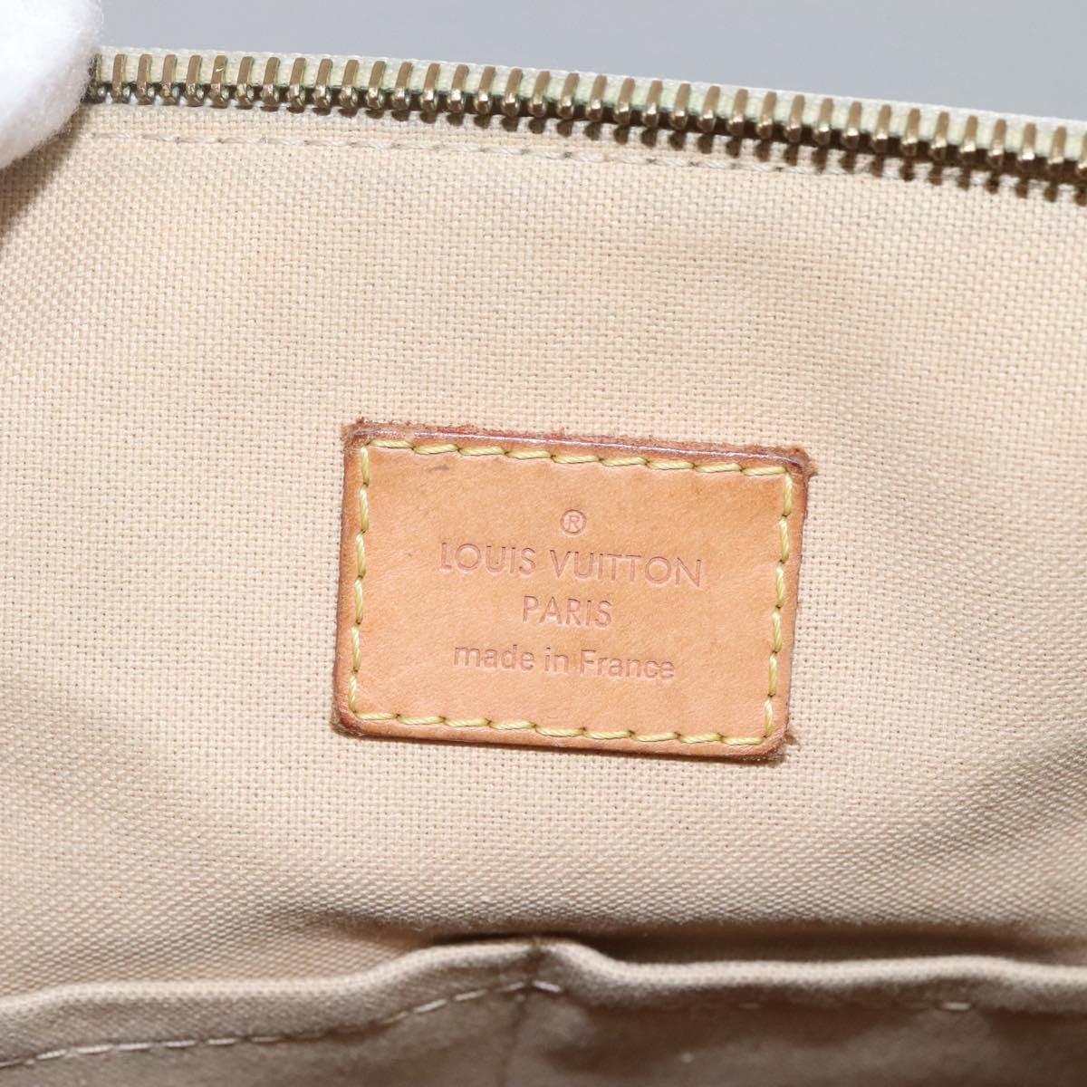 Louis Vuitton Siracusa Handbag Damier, WHITE, CANVAS, Shoulder bag