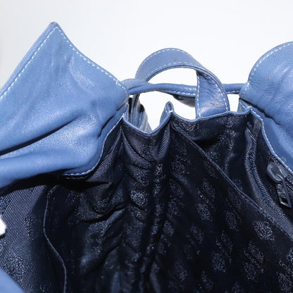 Loewe Flamenco Bag Leather, BLUE, LEATHER, Shoulder bag