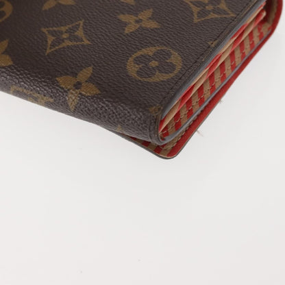 Louis Vuitton Vintage Sarah Wallet Monogram Canvas, BROWN, CANVAS, Wallets