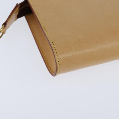 Louis Vuitton Pochette Accessoires Nomad Leather, BEIGE, LEATHER, Clutche & pouche