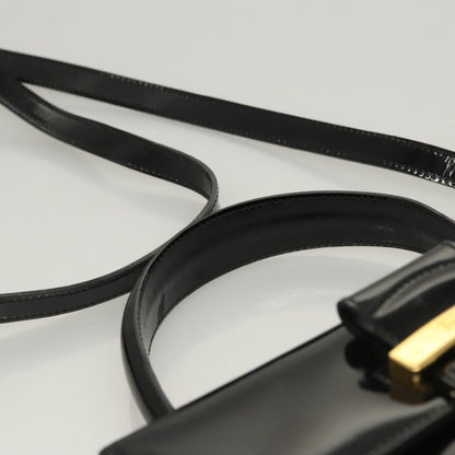 Salvatore Ferragamo Vintage Handbag Patent leather, BLACK, LEATHER, Handbag