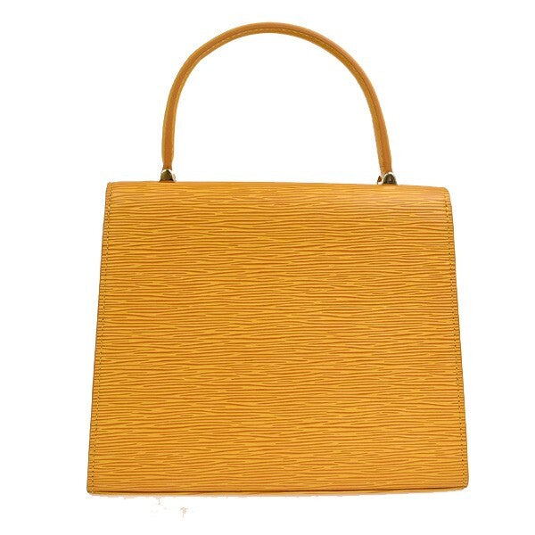 Louis Vuitton Malesherbes Handbag Epi Leather, YELLOW, LEATHER, Handbag