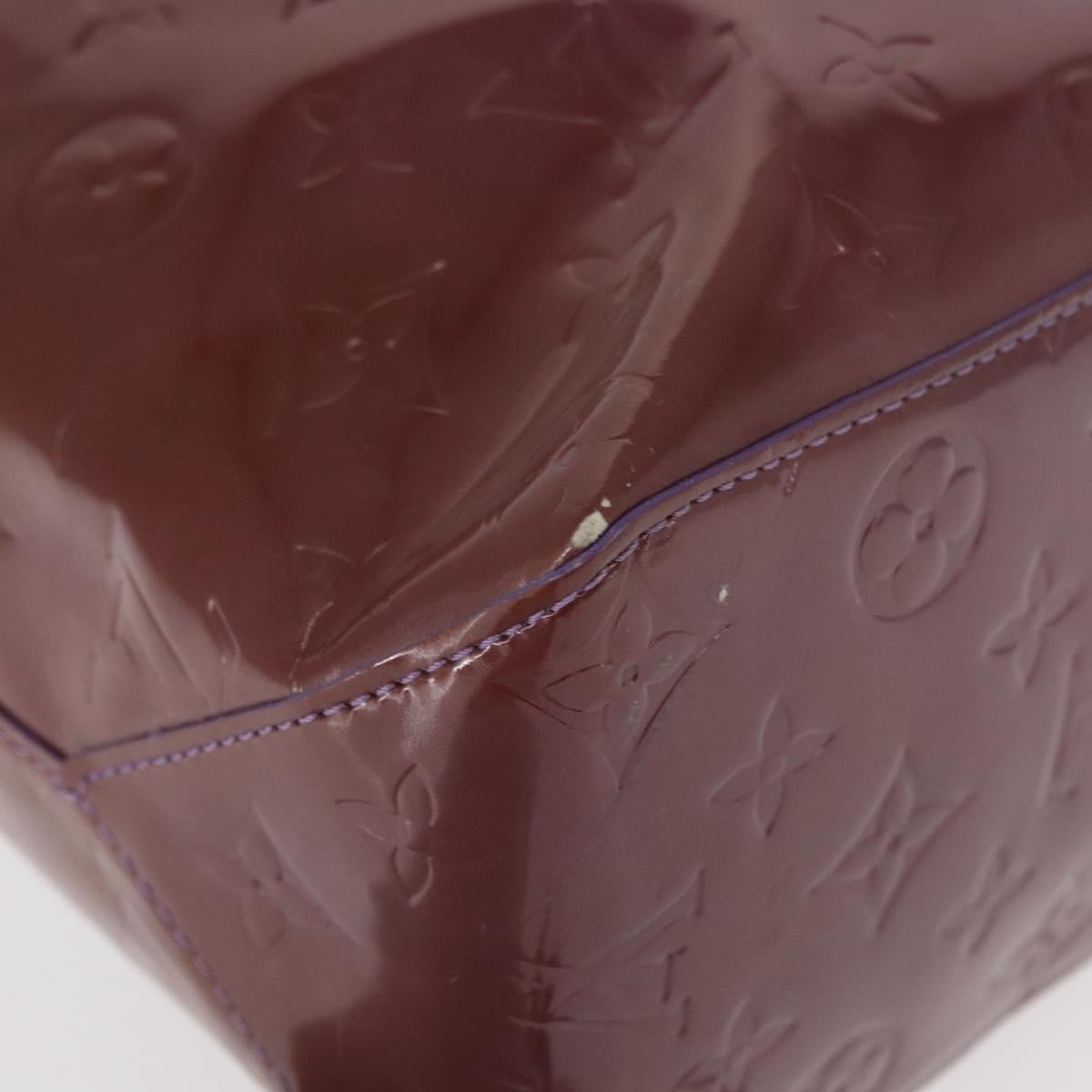 Louis Vuitton Reade Handbag Monogram Vernis, PURPLE, PATENT_LEATHER, Handbag