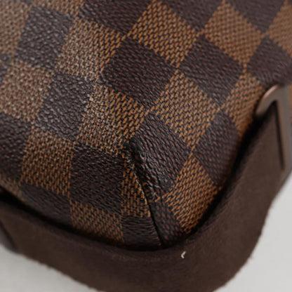 Louis Vuitton Brooklyn Handbag Damier, BROWN, CANVAS, Handbag