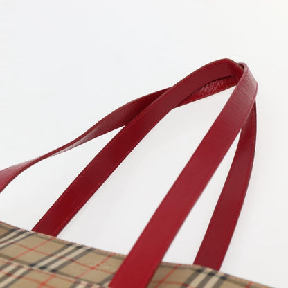 Burberry Nova Check Tote canvas check pattern, BEIGE, CANVAS, Tote bag