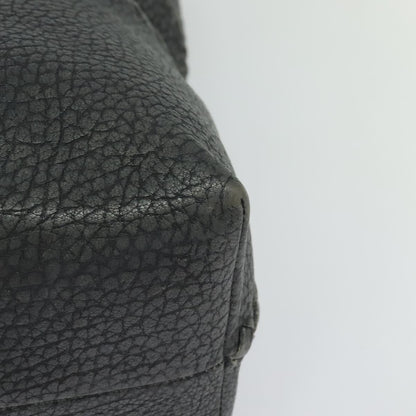 Bottega Veneta Shopping Tote Leather with Intrecciato Detail, GRAY, LEATHER, Tote bag