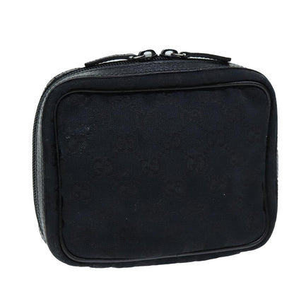 Gucci GG canvas pouch Canvas, BLACK, CANVAS, Clutche & pouche