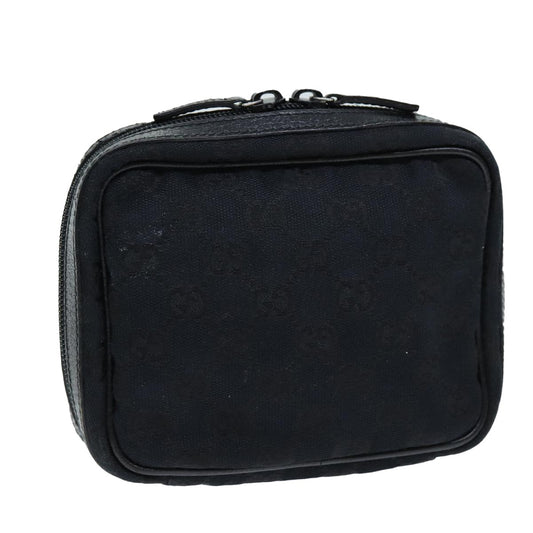 Gucci GG canvas pouch Canvas, BLACK, CANVAS, Clutche & pouche