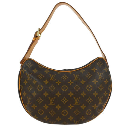 Louis Vuitton Croissant Handbag Monogram Canvas, BROWN, CANVAS, Shoulder bag