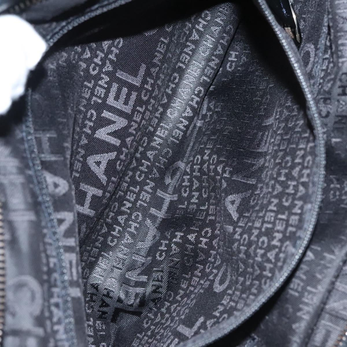 Chanel Chocolate Bar Shoulder Bag Calfskin, BLACK, LEATHER, Shoulder bag