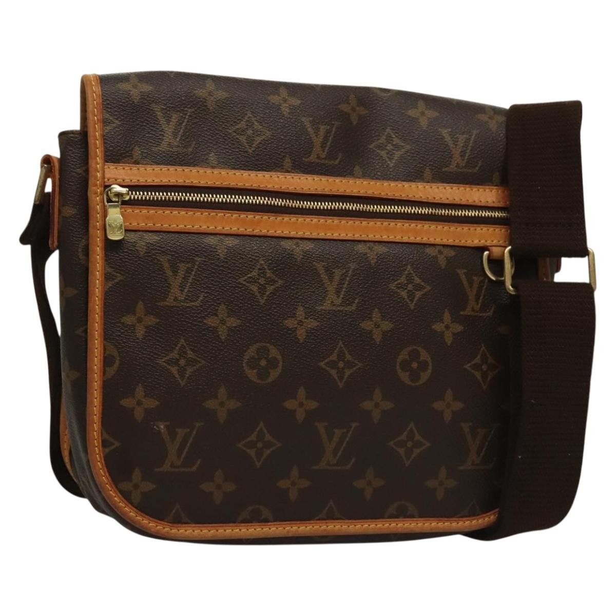 Louis Vuitton Bosphore Messenger Bag Monogram Canvas, BROWN, CANVAS, Shoulder bag