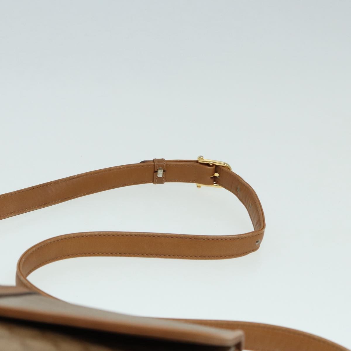 Celine Macadam Shoulder Bag PVC Leather, BEIGE, CANVAS, Shoulder bag