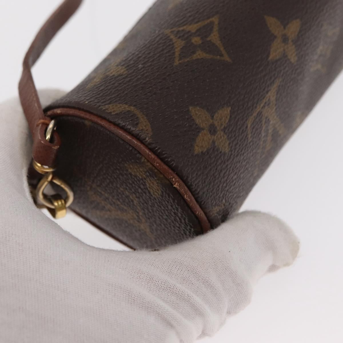 Louis Vuitton Papillon Pochette Monogram Canvas, BROWN, CANVAS, Clutche & pouche