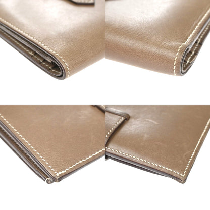 Hermes Bearn Coin Wallet Epsom, Brown, Leather, Wallet