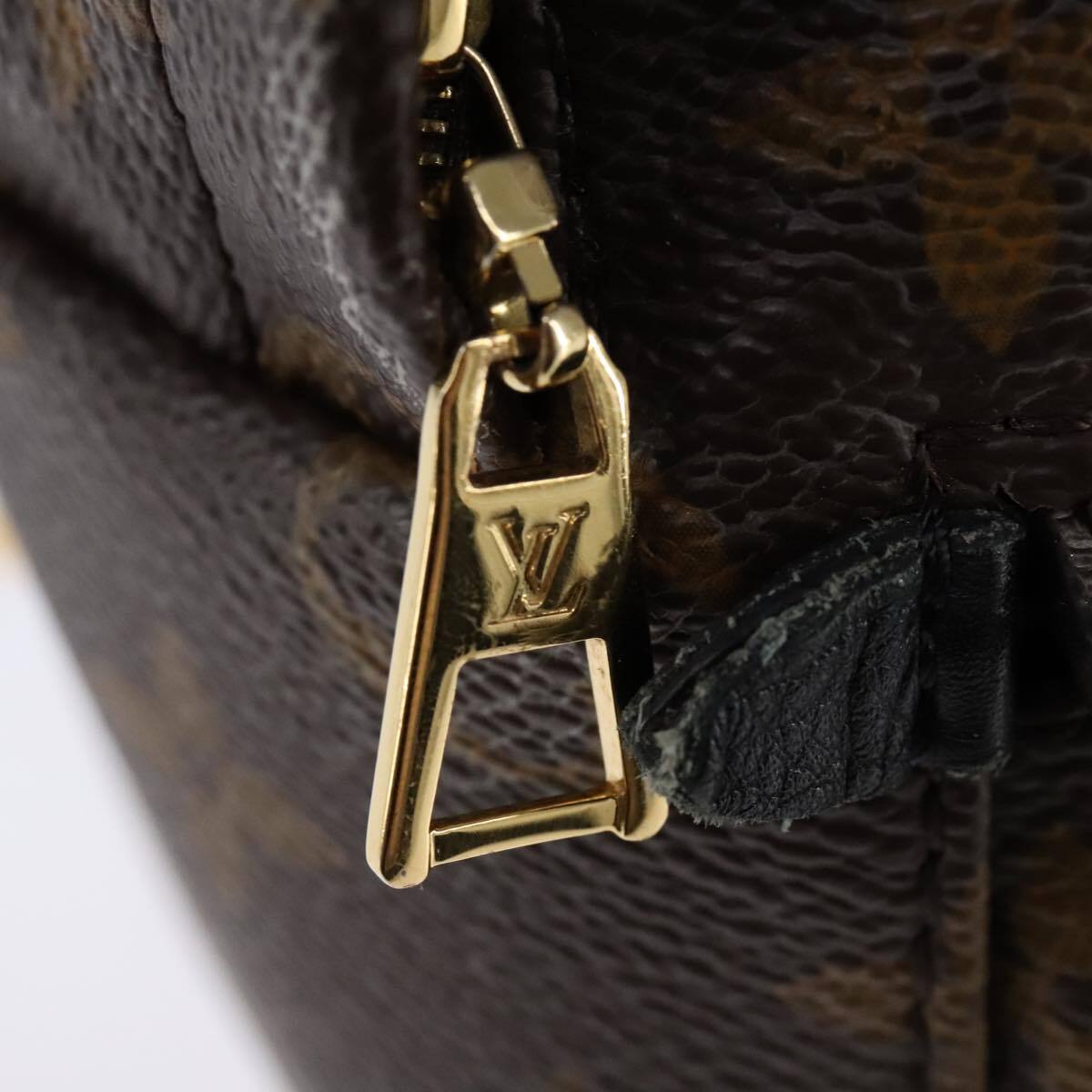 Louis Vuitton Palm Springs Backpack Monogram Canvas, BROWN, CANVAS, Backpack