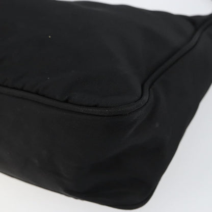Prada Hobo Tessuto, BLACK, NYLON, Handbag