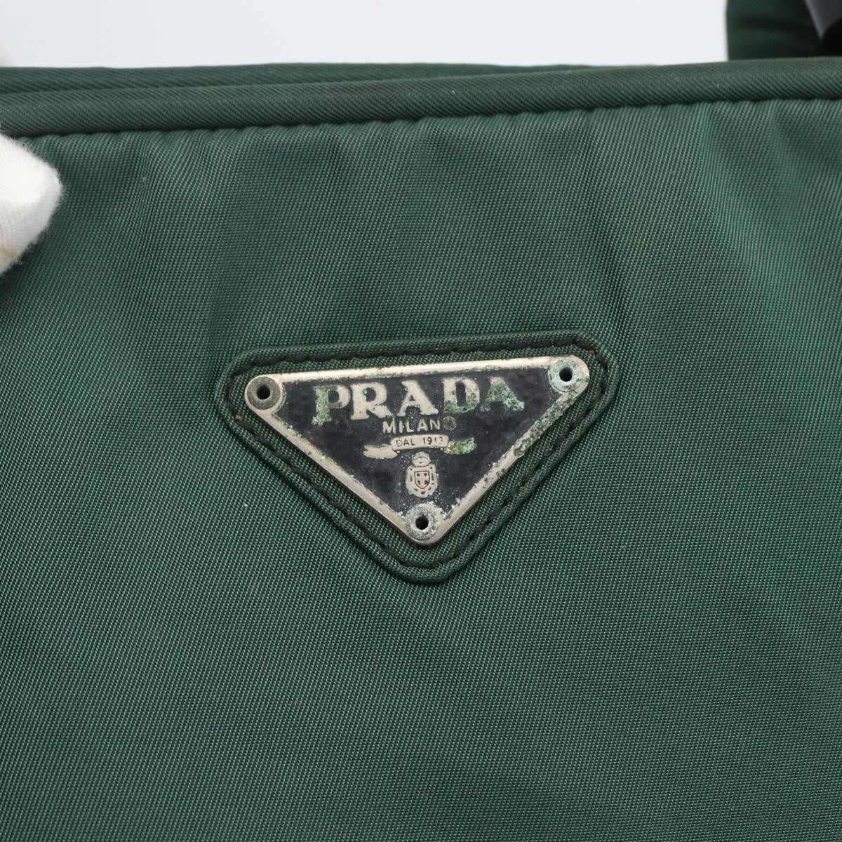 Prada Vintage Handbag Tessuto, GREEN, NYLON, Handbag