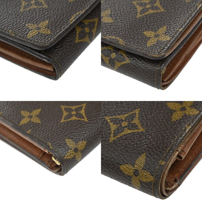 Louis Vuitton Porte Monnaie Billets Tresor Wallet Monogram Canvas, BROWN, CANVAS, Wallets