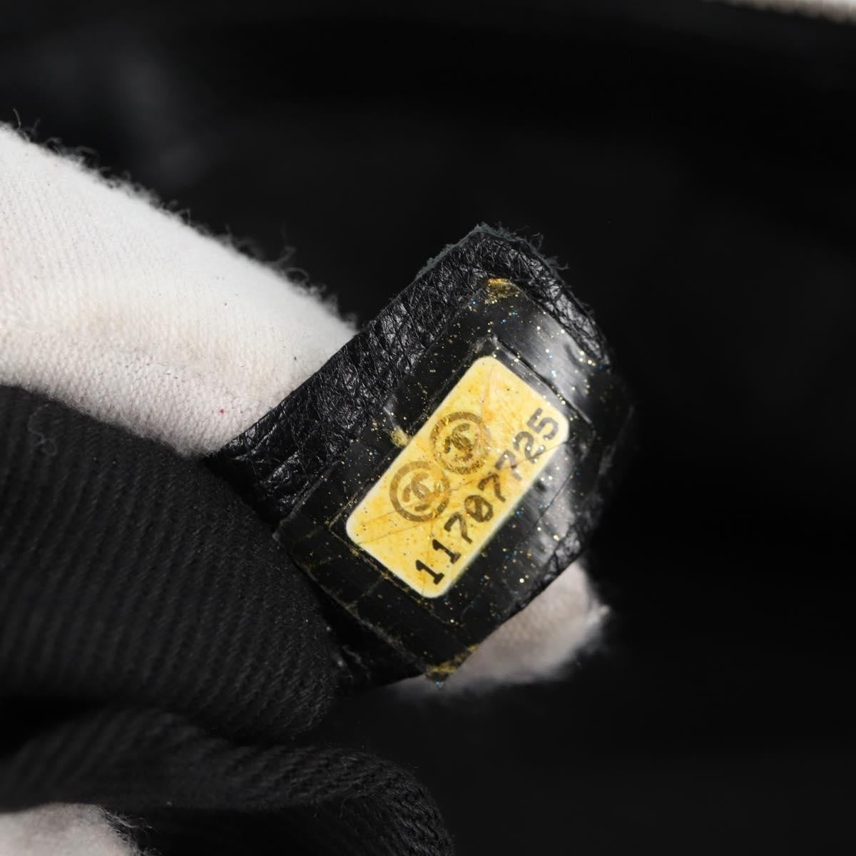 Chanel Optic Coco Bowler Bag Printed Coated Canvas with Caviar, BLACK, PVC, Handbag