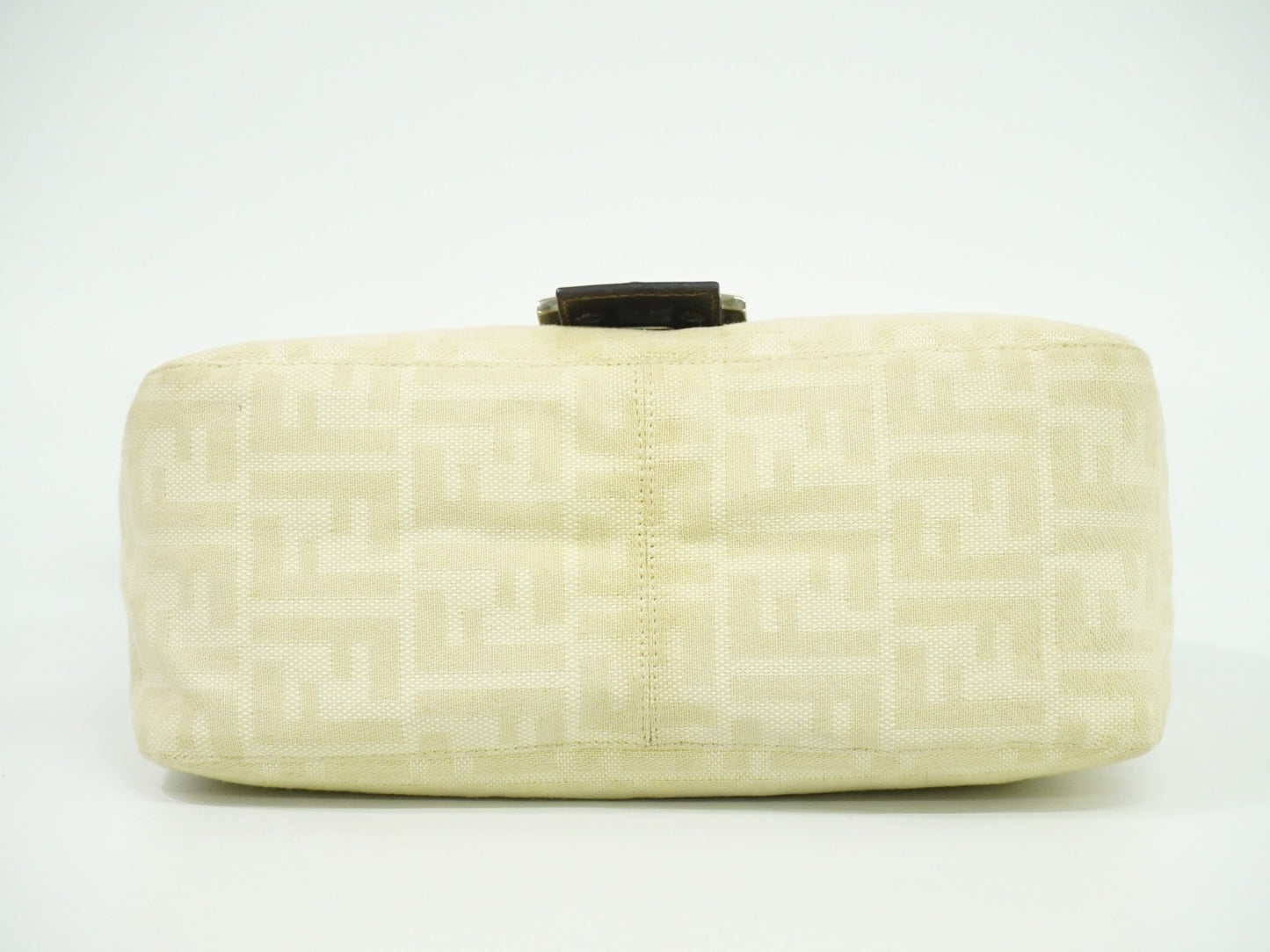 Fendi Mamma Baguette Zucca canvas, BEIGE, CANVAS, Shoulder bag