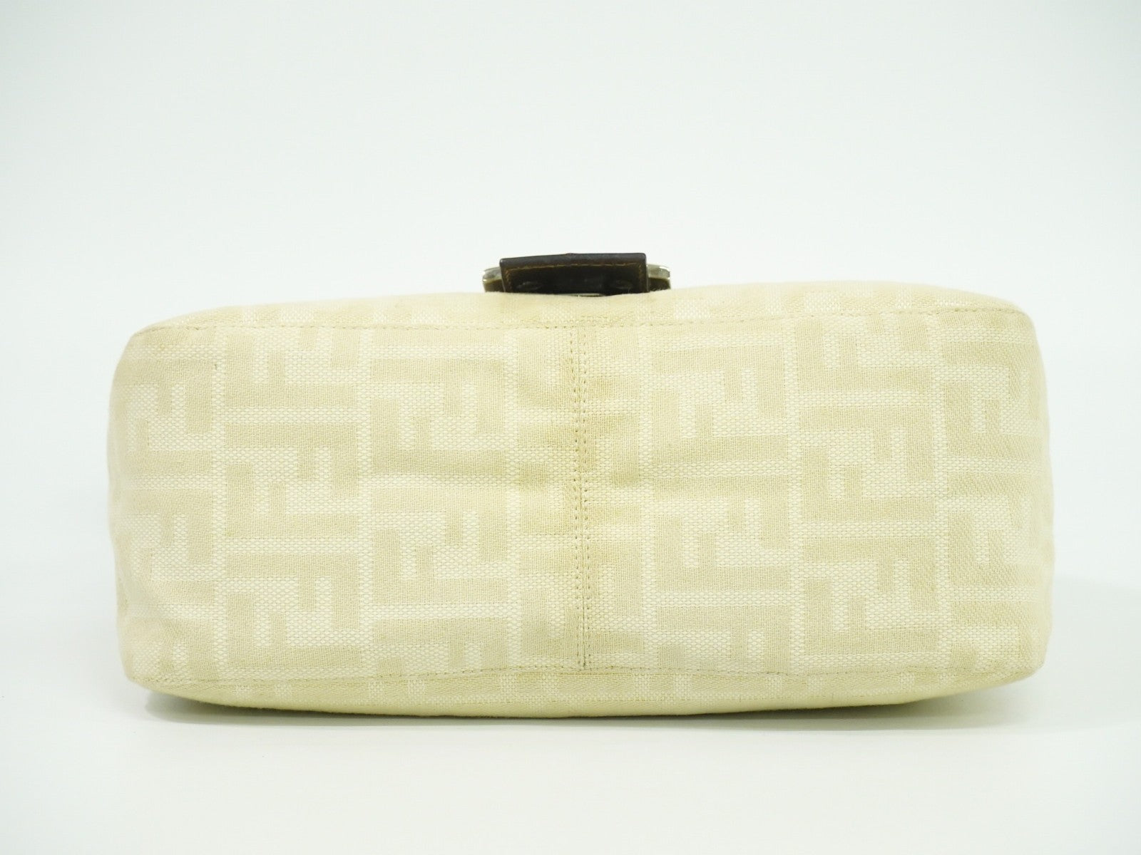 Fendi Mamma Baguette Zucca canvas, BEIGE, CANVAS, Shoulder bag