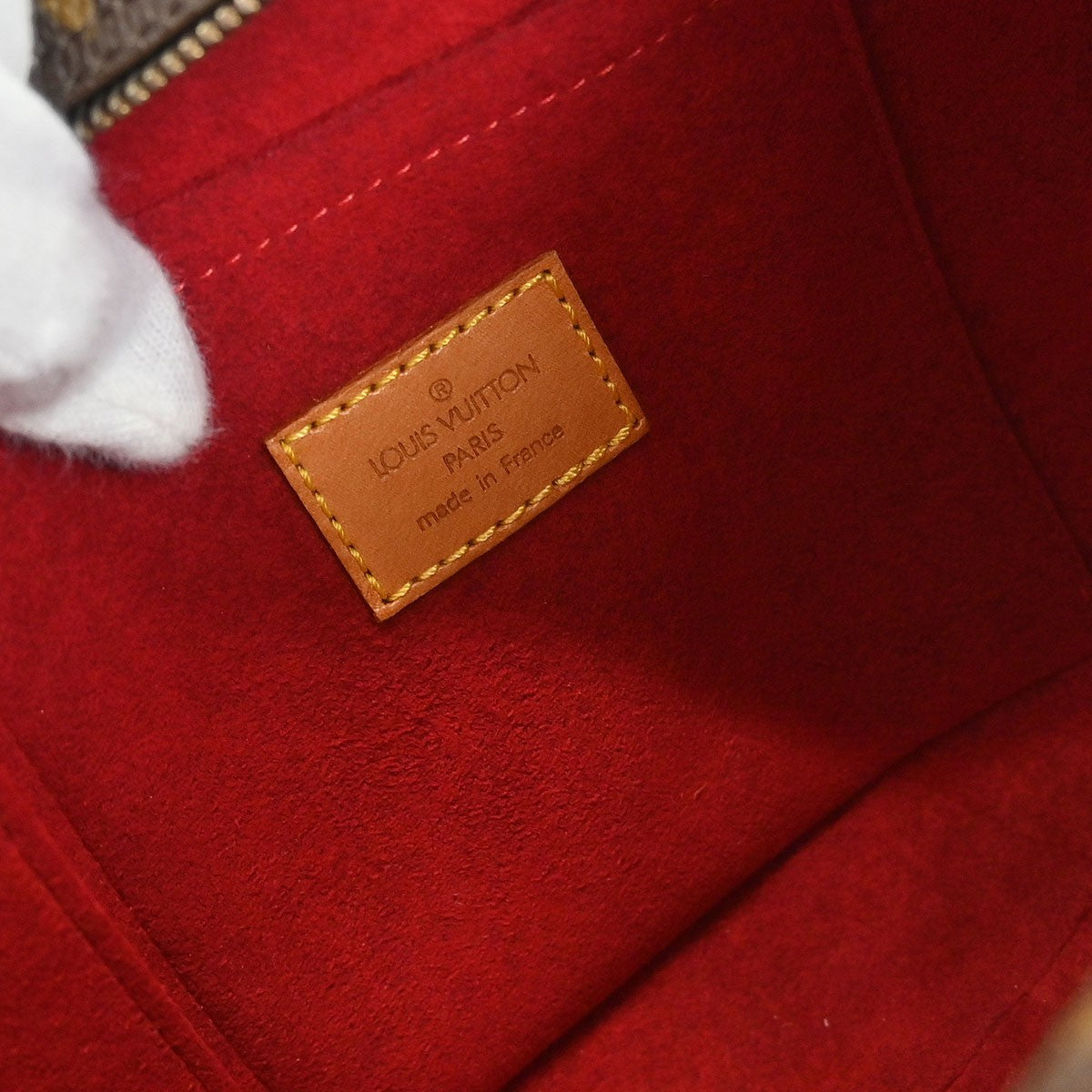 Louis Vuitton Croissant Handbag Monogram Canvas, BROWN, CANVAS, Shoulder bag