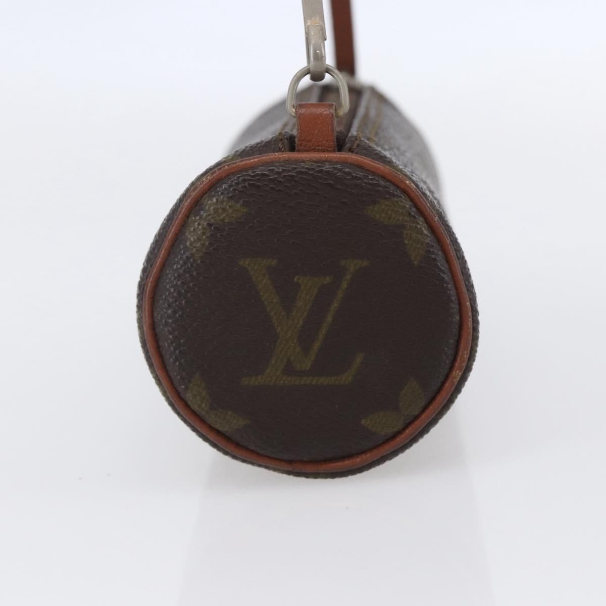 Louis Vuitton Papillon Pochette Monogram Canvas, BROWN, CANVAS, Clutche & pouche