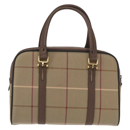 Burberry Nova check boston bag Canvas, BEIGE, CANVAS, Handbag
