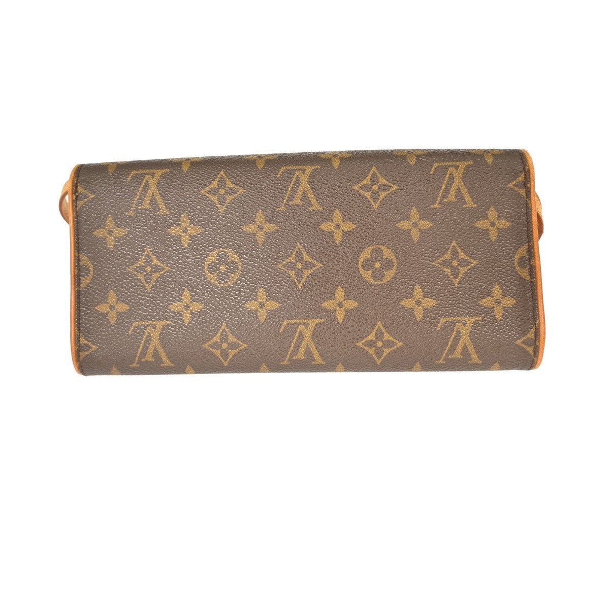 Louis Vuitton Twin Handbag Monogram Canvas, BROWN, CANVAS, Clutche & pouche