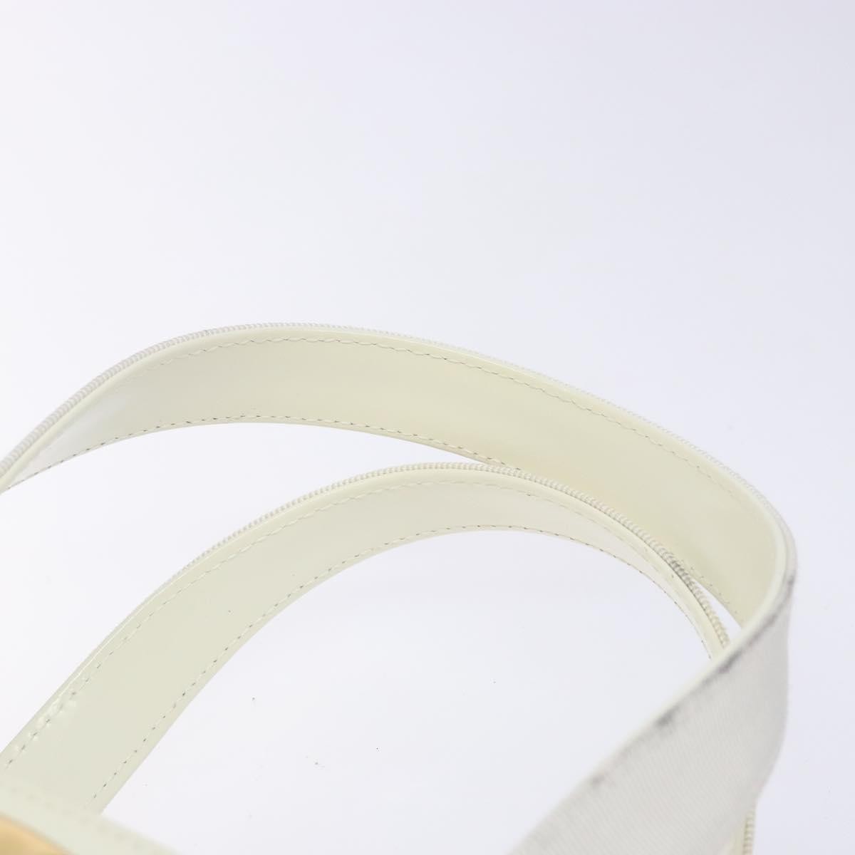 Salvatore Ferragamo Vara Bow Top Handle Bucket Bag Patent Leather, WHITE, PATENT_LEATHER, Handbag