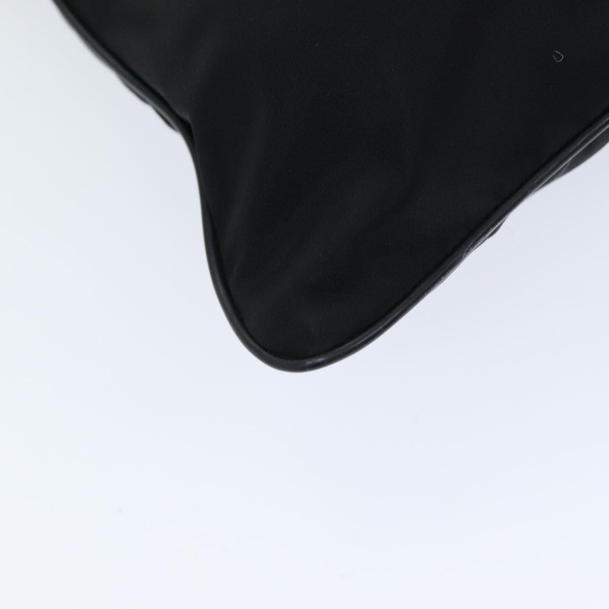 Prada Flat Messenger Bag Tessuto, BLACK, NYLON, Shoulder bag