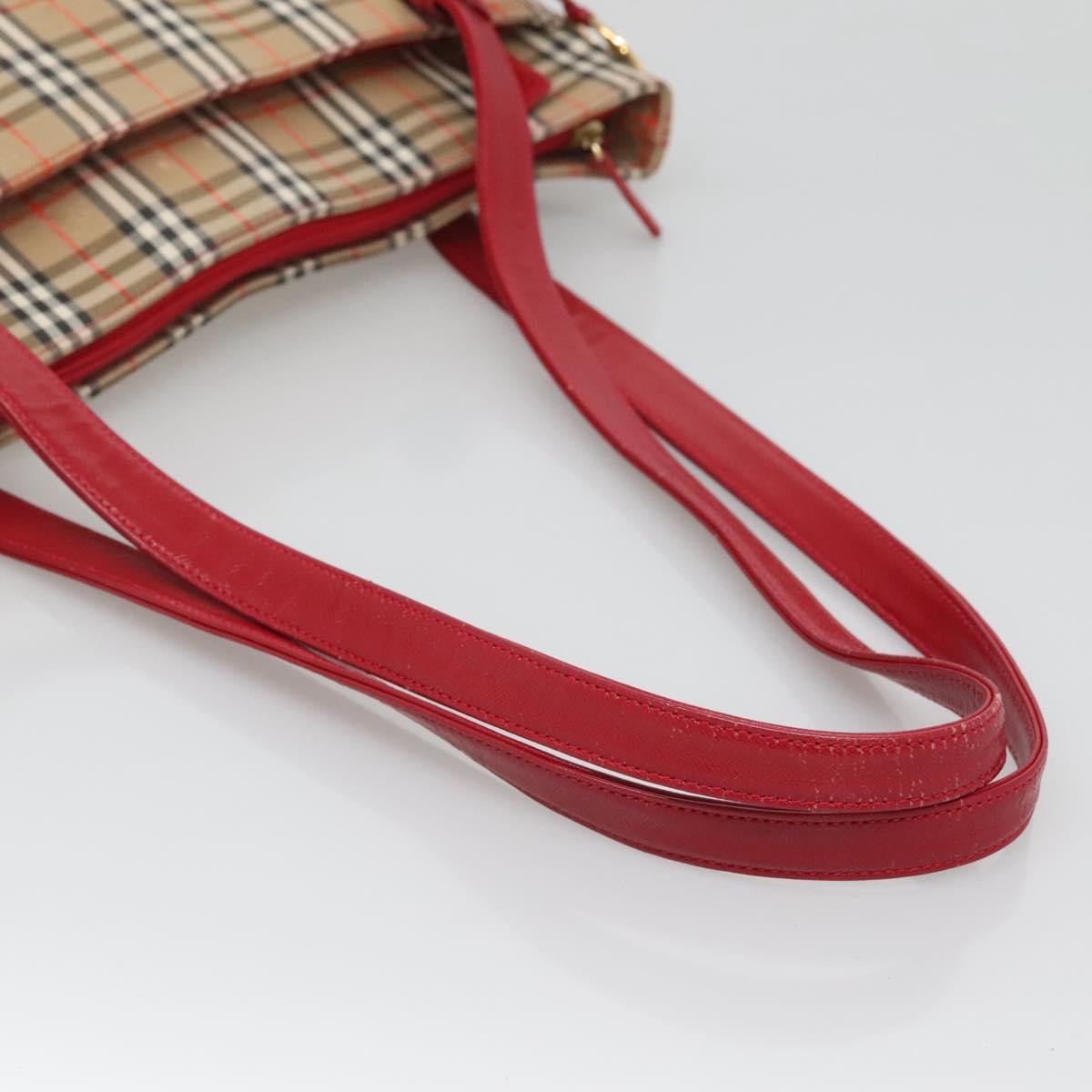 Burberry Nova Check Tote canvas check pattern, BEIGE, CANVAS, Tote bag