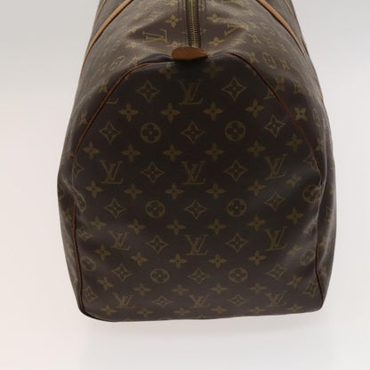 Louis Vuitton Keepall Bag Monogram Canvas, BROWN, CANVAS, Travel bag
