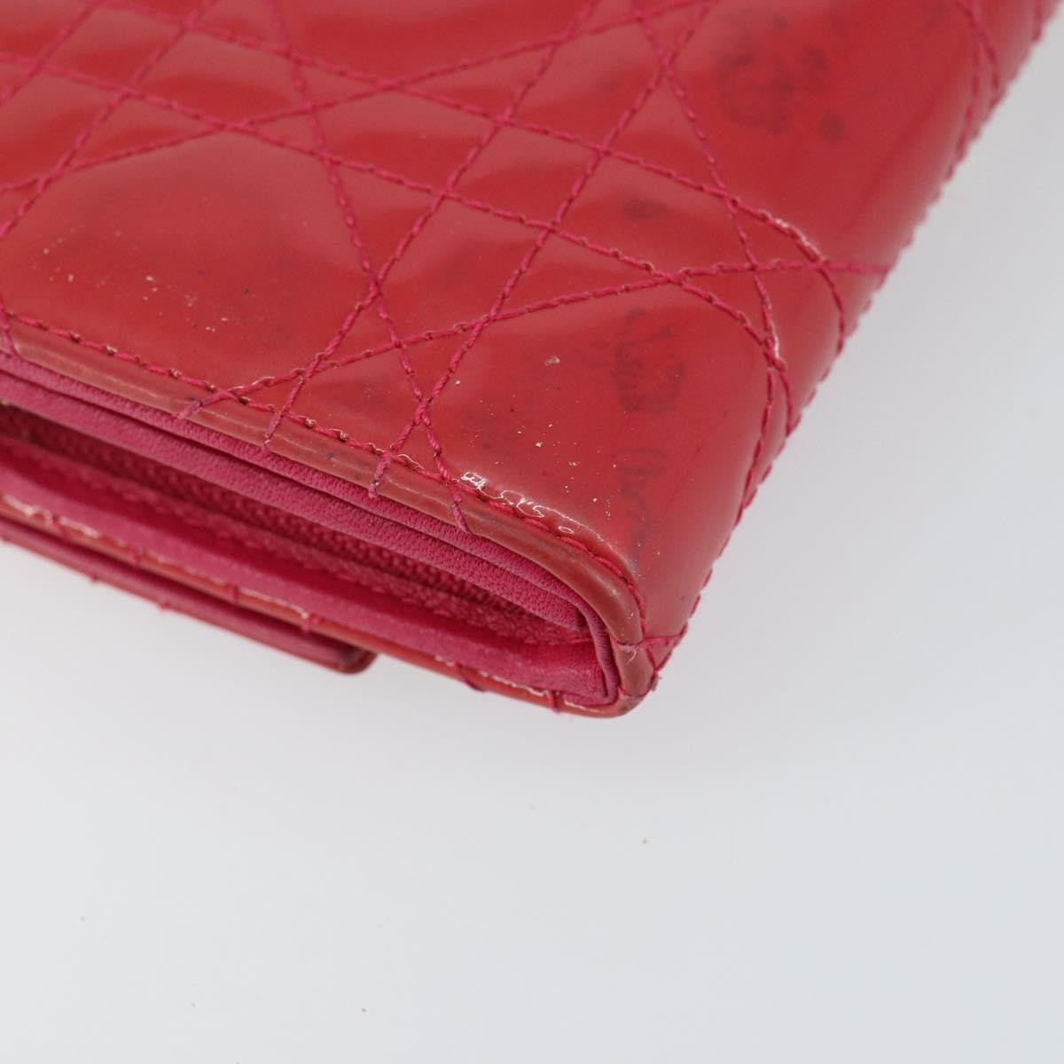 Christian Dior New Lock Pouch Cannage Quilt Patent, PINK, PATENT_LEATHER, Clutche & pouche