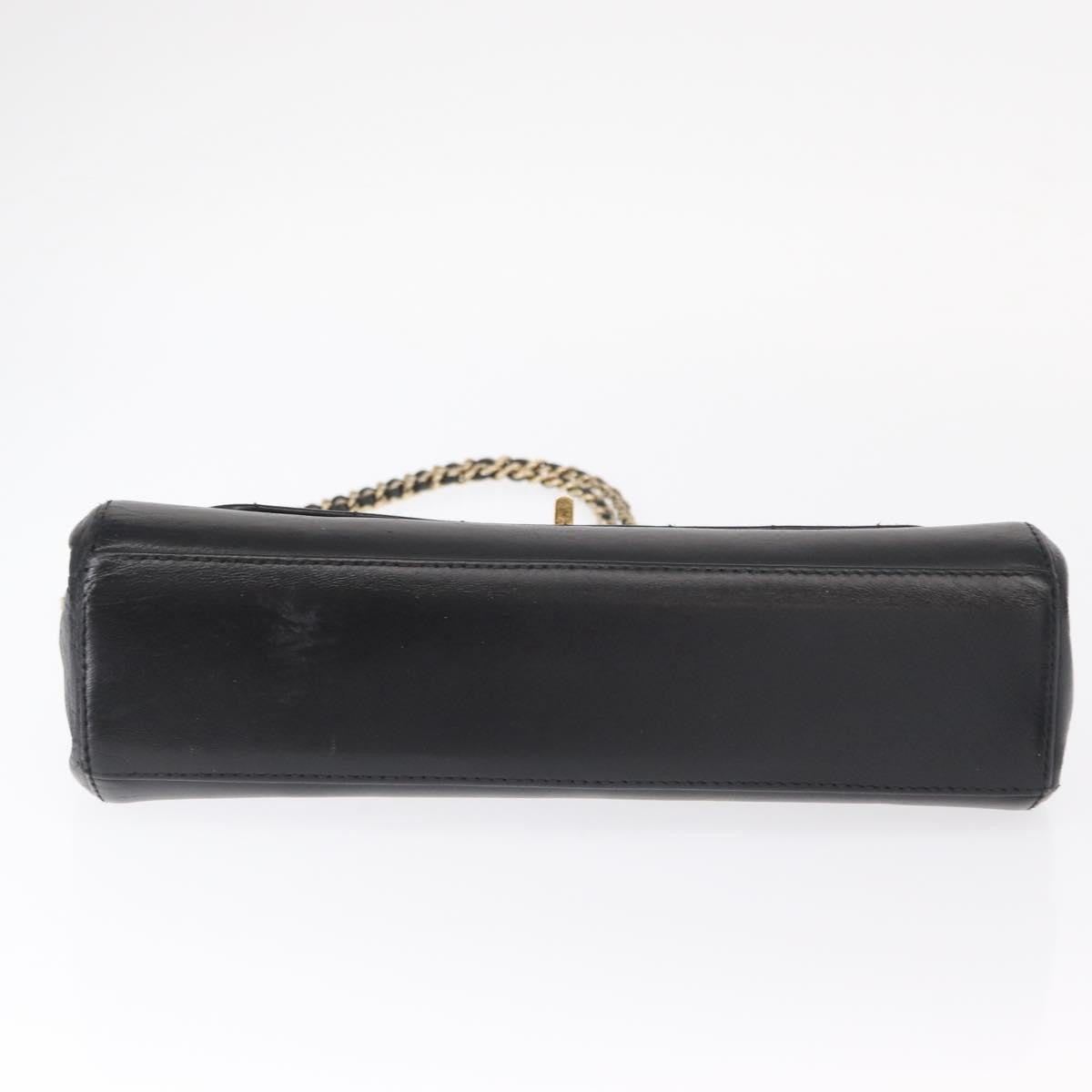 Chanel Chocolate Bar Accordion Reissue Flap Bag Quilted Lambskin, BLACK, LEATHER, Shoulder bag