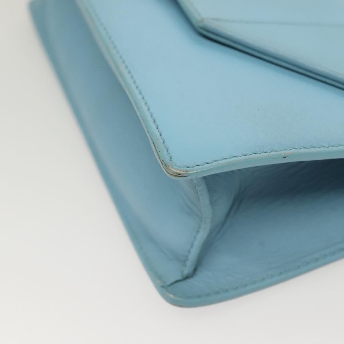 Saint Laurent Betty Bag Leather, BLUE, LEATHER, Shoulder bag