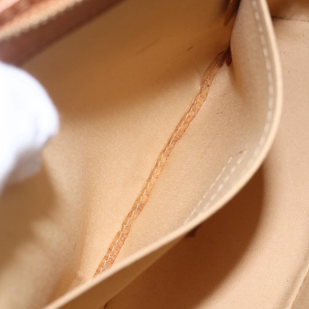 Louis Vuitton Lucille Handbag Mini Lin, BEIGE, CANVAS, Handbag